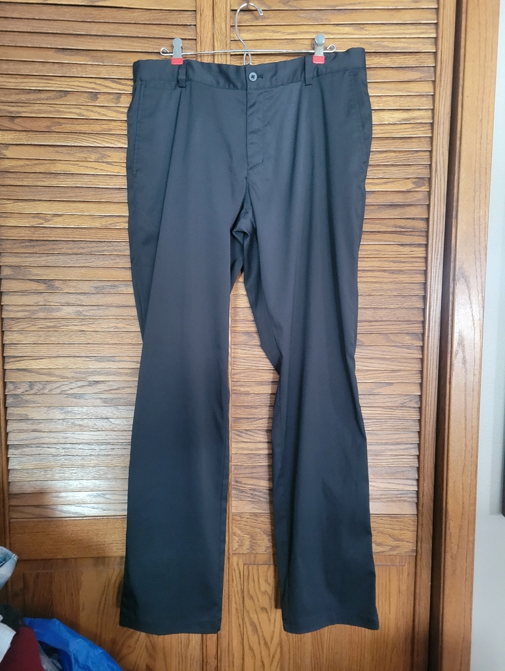 Nike Golf Mens Black Straight Leg Pants Size 34 X 34